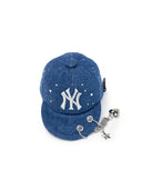 Basic Denim Point Ballcap Pouch Keyring
