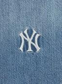 Women's Varsity Logo Cropped Denim Shirts