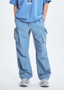 Gorpcore Light Weight String Cargo Wide Pants