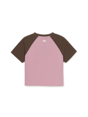Women's Varsity Washing Vintage Raglan Crop T-shirt