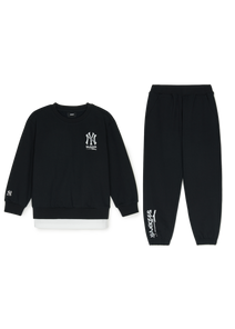Street Logo Layered Sweatshirt Set
