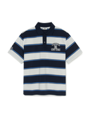 Varsity Stripe Over Fit Polo T-shirt