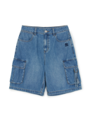 Women's Varsity Vintage Slub Cargo 9in Denim Shorts