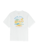 Summer Vintage Washing Graphics Over Fit T-shirt