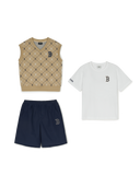Dia Monogram Vest Short Slv 3 Set