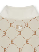 Dia Monogram Blocking Half Zip Sweatshirt