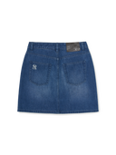 Women's Varsity Lettering Denim Skirt