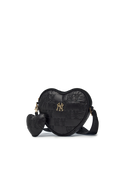 Quilted Monogram Heart Cross Bag