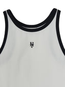 Women's Basic Ringer Crop Sleeveless T-shirt