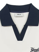 Women's Basic Open Collar Slim Fit Pk Ops
