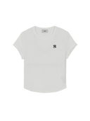 Women's Slim Crop Cap Sleeve T-shirt