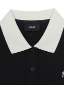 Women's Basic Crop Polo T-Shirts
