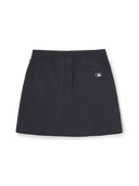 Women's Gorpcore Glossy Shirring Mini Skirt