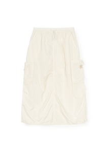 Gorpcore Glossy Nylon Parachute Skirt