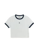 Women's Ringer Slim Crop T-shirt