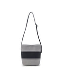 Varsity Lettering Canvas Bucket Bag