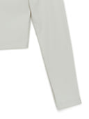 Women's Basic Slim Ribbed Crop Long Sleeve T-shirts