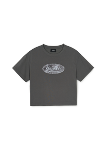 Vintage Monogram Girl's Cropped T-shirt