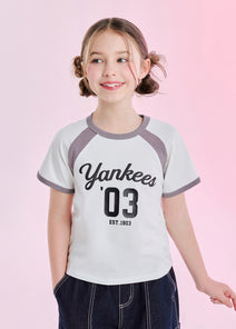 Varsity Girl's Crop T-shirt