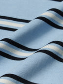 Women's Varsity Stripe Crop Polo T-shirt