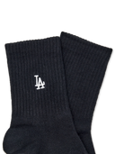 SMALL LOGO EMBROIDERY SOCKS 3PAIRS SET