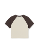 Women's Vintage Color Block Crop T-Shirts