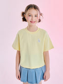 Basic Small Logo Crop T-shirt