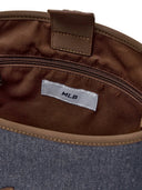 Denim Color Combination Bucket Bag
