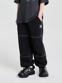 Basic Nylon Stitches Point Woven Pants
