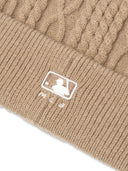 Wool Blend Cable Knit Beanie