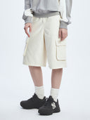 Women's Basic Cargo Denim Shorts
