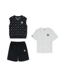 Dia Monogram Vest Short Slv 3 Set