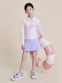Varsity Girls Rash Guard Skirt Set