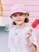 Vintage Pigment Cursive Mesh Ballcap