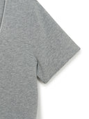 Women's Basic Lace Square Neck Slim Semi Crop T-shirts