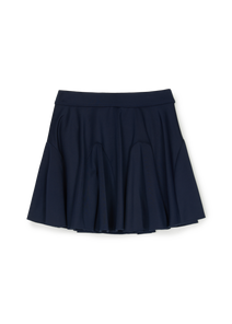 Basic Sportive Jersey Flared Skirt