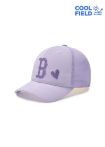 [cool Field] Basic Stone Shiny Mesh Ballcap