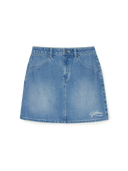 Women's Varsity Logo Denim Skirt