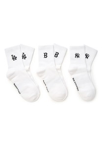 DAILY SMALL LOGO SOCKS 3PAIRS SET