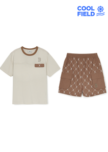 [cool Field] Mono-outdoor T-shirt Set
