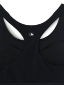 Women's Basic Band Logo Point Crop Top