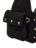 Vintage Street Studded Hobo Bag