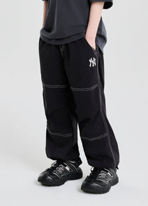 Basic Nylon Stitches Point Woven Pants