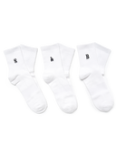 Small Logo Embroidery Socks 3pairs Set