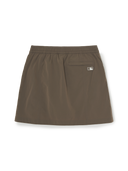 Women's Gorpcore Glossy Shirring Mini Skirt