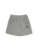 Outdoor Glossy Nylon Cargo Skirt