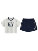 Varsity Girl's Striped T-shirt Set