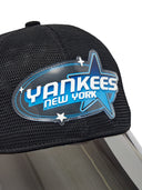 Mirror Brim Color Block All-Mesh Cap
