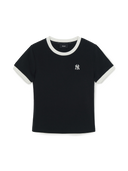 Women's Basic Small Logo Ringer T-Shirts