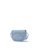 Cursive Vintage Denim Cross Bag